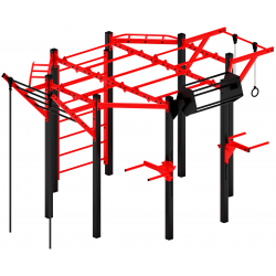 Многофункциональный спортивный комплекс (красный) МК 100.01-01 - фото, описание, цена