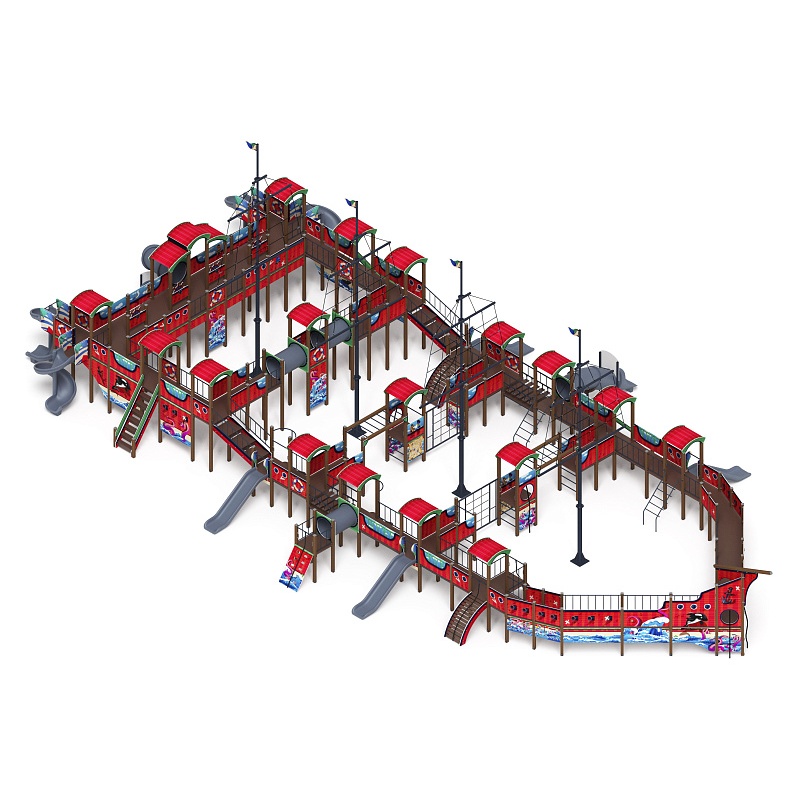 Шхуна (Мульт) (винтовой скат) горка Н 1200 горка Н 2000 ДИК 2.03.3.07-10 - фото, описание, цена
