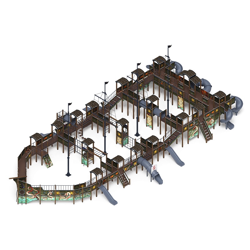 Шхуна (Летучий голландец) (винтовой скат) горка Н 1200, горка Н 2000 ДИК 2.03.3.07-11