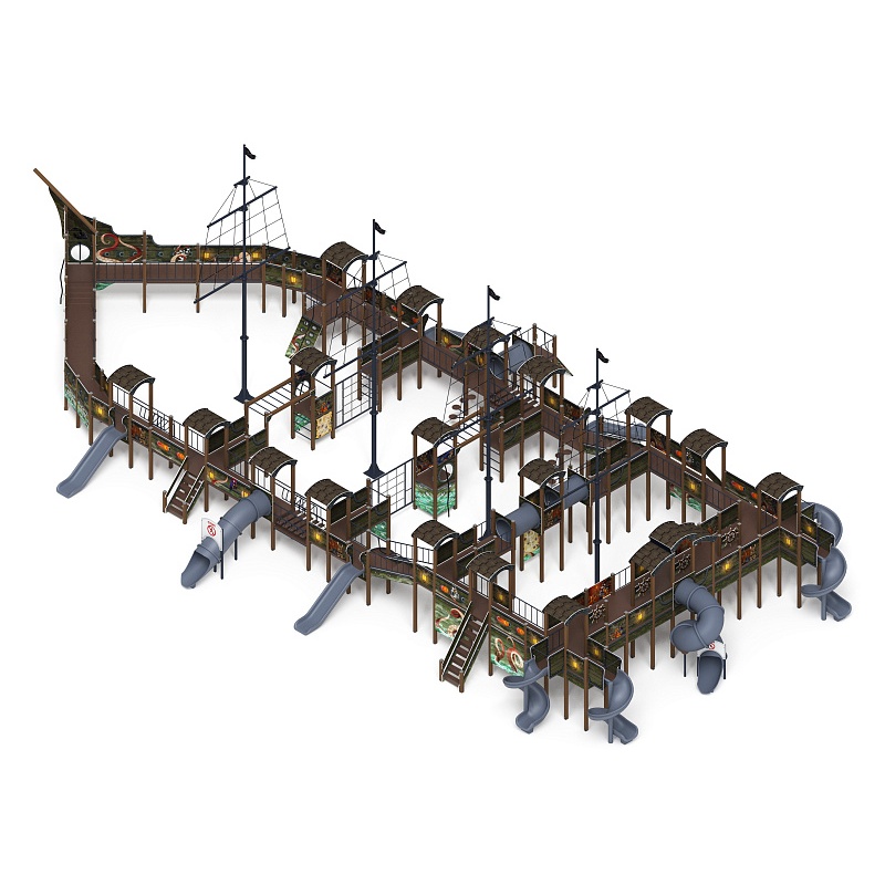 Шхуна (Летучий голландец) (винтовой скат) горка Н 1200 горка Н 2000 ДИК 2.03.3.07-11 по цене 56885925 тенге, 
