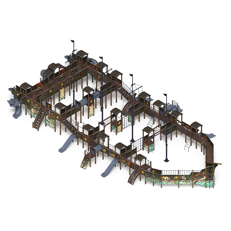 Шхуна (Летучий голландец) (винтовой скат) горка Н 1200 горка Н 2000 ДИК 2.03.3.07-11 - фото, описание, цена
