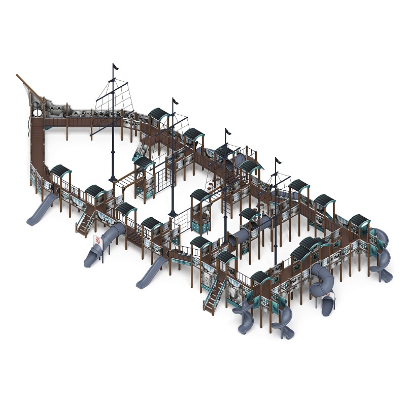 Шхуна (Лагуна) (винтовой скат) горка Н 1200 горка Н 2000 ДИК 2.03.3.07-12 - фото, описание, цена