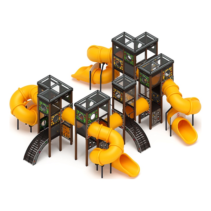 Куб (Зеленое эхо) горка Н 2000 - ДИК 2.23.01-02