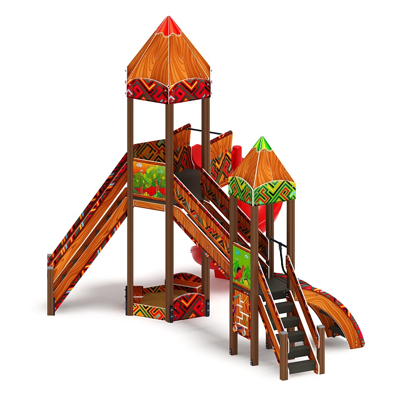 Карандаши (Винтовой скат) - ДИК 2.26.05-01.С.И1 - Игровой комплекс - фото, описание, цена