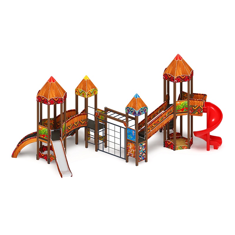 Карандаши (Винтовой скат) - ДИК 2.26.06-01.С.И1 - Игровой комплекс Н=1200, Н=2000