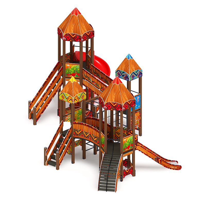 Карандаши (Винтовой скат) - ДИК 2.26.06-01.С.И1 - Игровой комплекс - фото, описание, цена