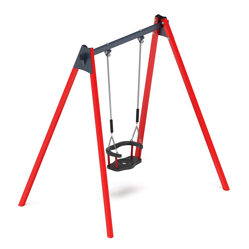 Качели М1 (красный) - ИО 11.М.01.03-01.И1
