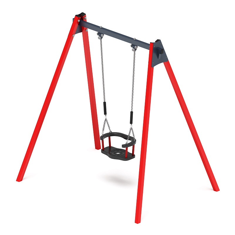 Качели М1 (красный) - ИО 11.М.01.03-01.И1 - фото, описание, цена