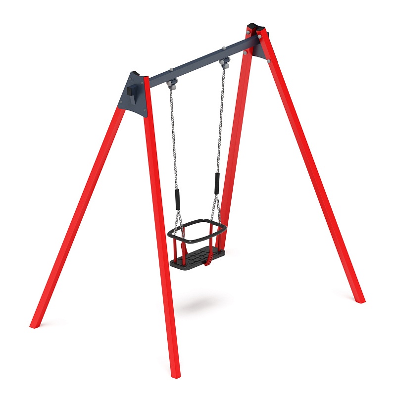 Качели М1 (красный) - ИО 11.М.04.03-01.И1