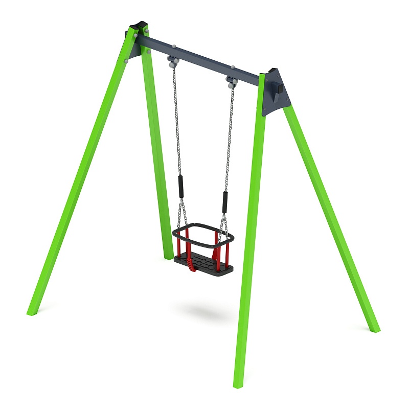 Качели М1 (зеленый) - ИО 11.М.04.03-02.И1 - фото, описание, цена