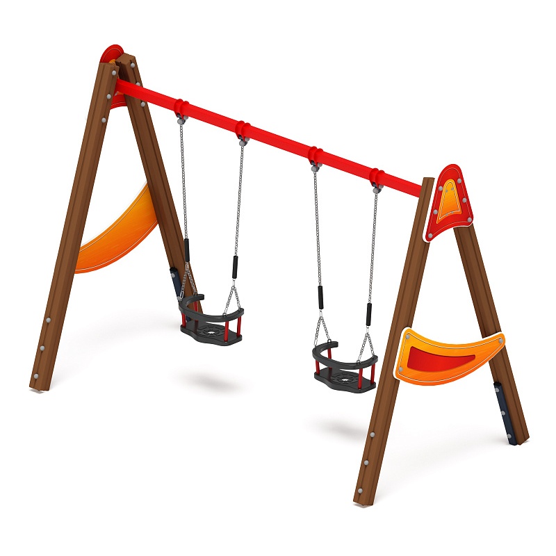 Качели двойные Д2 - ИО 12.Д.01.01.01-И1 - (Счастливое детство) по цене 0 тенге, 