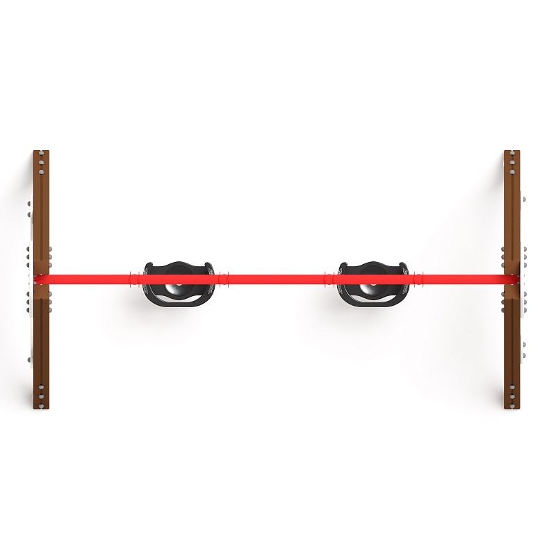 Качели двойные Д2 - ИО 12.Д.01.01.01-И1 - (Счастливое детство) - по ценам производителя в Казахстане