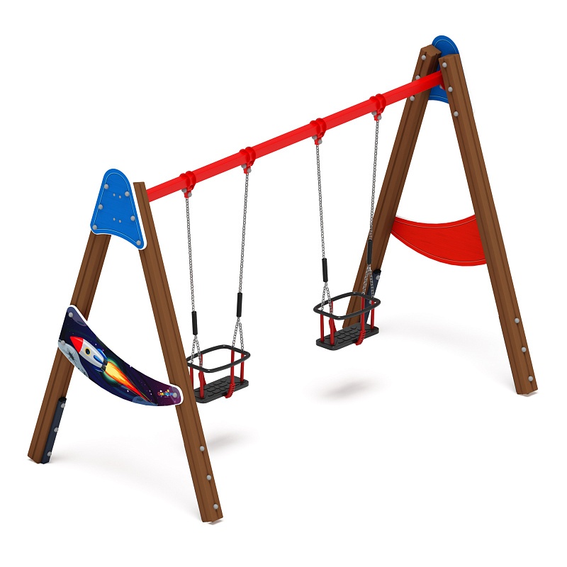 Качели двойные Д2 - ИО 12.Д.04.04.02-И1 - (Космопорт) 