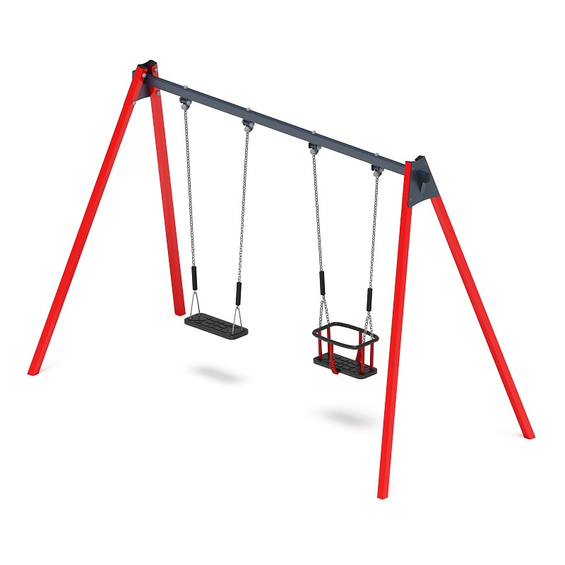 Качели двойные М2 - ИО 12.М.03.04.03-01.И1 по цене 0 тенге, 