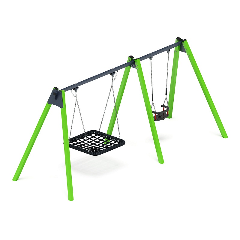 Качели М2 (зеленый) ИО 12.М.06.01.01-02.И1 от skifpro.kz - От официального дилера СКИФ в Казахстане. 