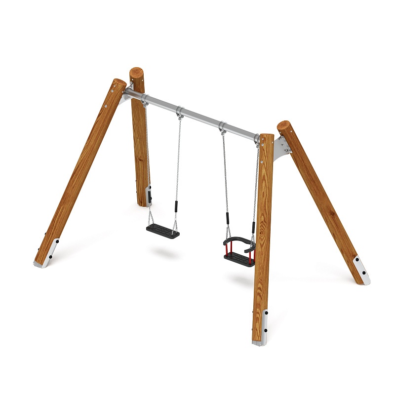 Качели (Лиственница темный) ИО 12.Р.01.03.01-Л.И2.01 - фото, описание, цена