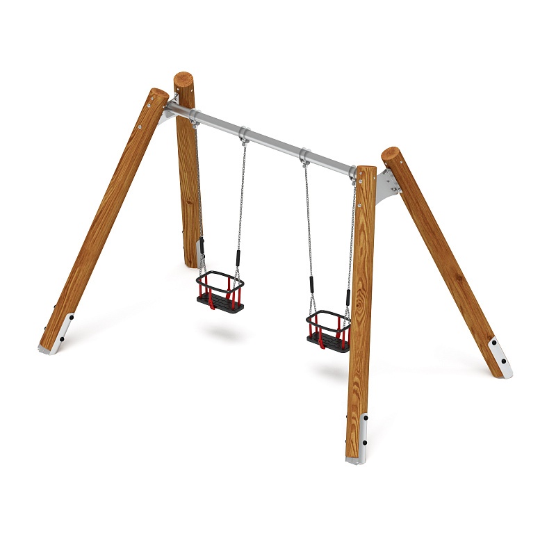 Качели (Лиственница темный) ИО 12.Р.04.04.01-Л.И2.01 - фото, описание, цена