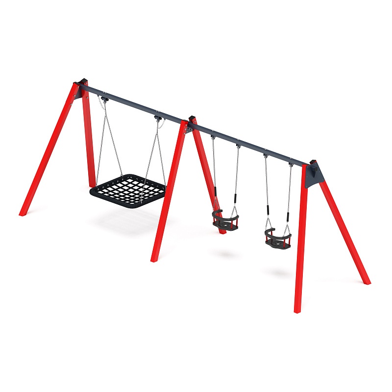 Качели М3 (красный) ИО 13.М.06.03.01.01-01.1.И1 по цене 0 тенге, 