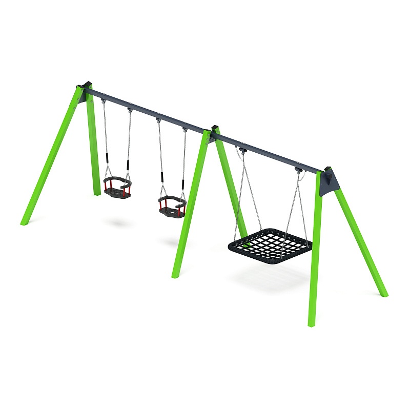 Качели М3 (зеленый) ИО 13.М.06.03.01.01-02.1.И1 - фото, описание, цена