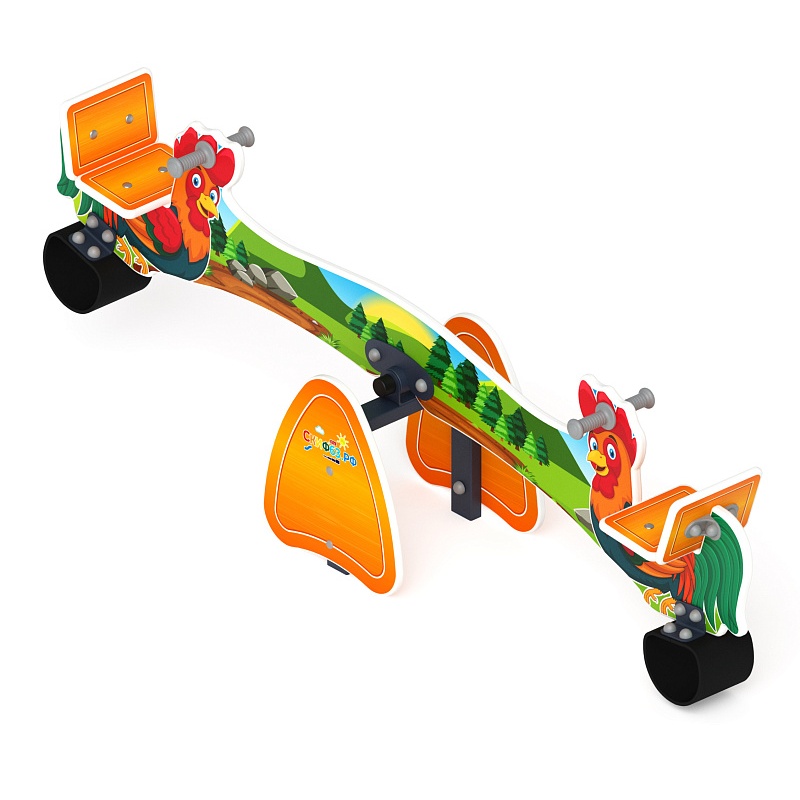 Качалка балансир со спинкой Петушки - ИО 21.Д.01.01-И1 - Космопорт 