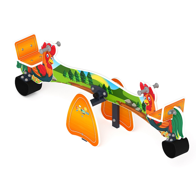 Качалка балансир со спинкой Петушки - ИО 21.Д.01.01-И1 - Космопорт от skifpro.kz - От официального дилера СКИФ в Казахстане. 