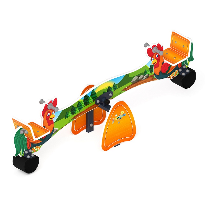 Качалка балансир со спинкой Петушки - ИО 21.Д.01.01-И1 - Космопорт - фото, описание, цена