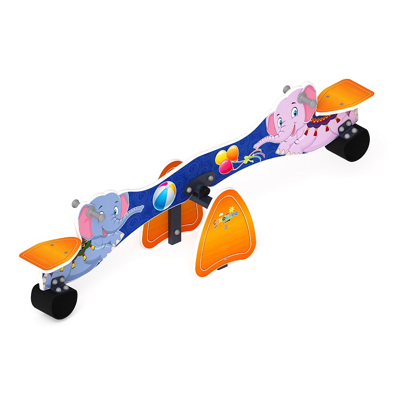 Качалка балансир Слоники - ИО 21.Д.01.02-И1 - Космопорт (Сафари) - фото, описание, цена