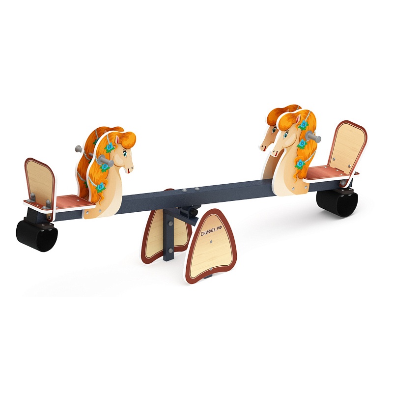 Качалка балансир со спинкой Лошадка - ИО 21.М.01.02-01.И1 по цене 0 тенге, 