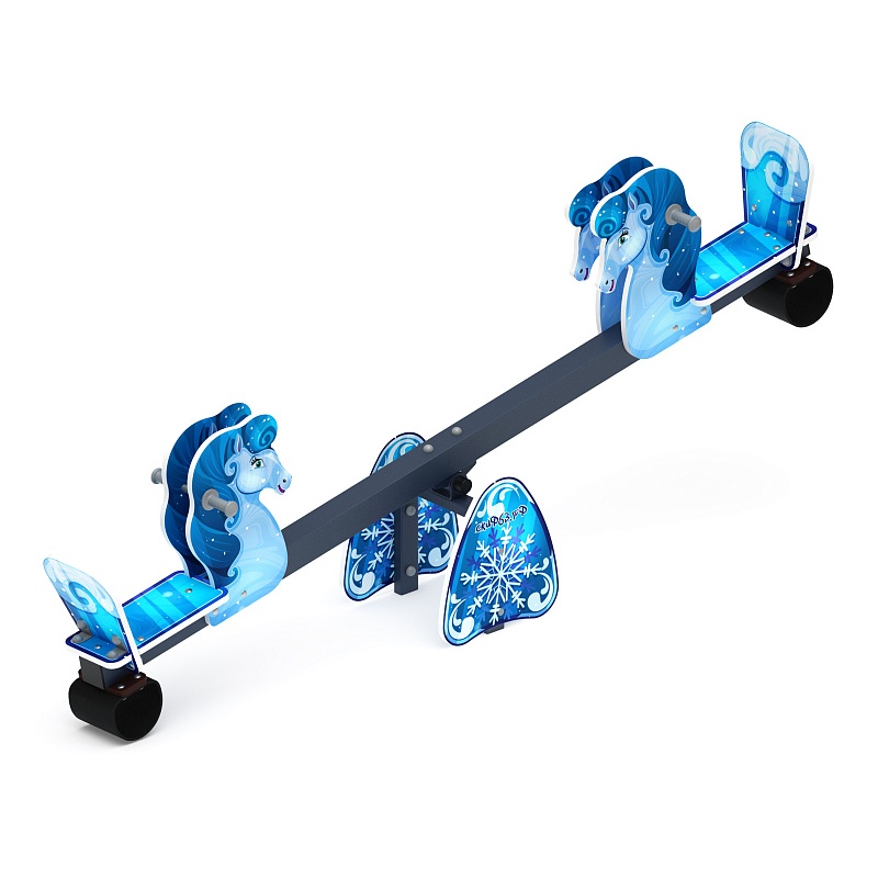 Качалка балансир со спинкой Лошадка (Снежная королева) - ИО 21.М.01.02-02.И1 по цене 0 тенге, 