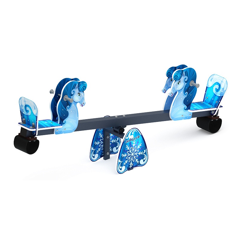 Качалка балансир со спинкой Лошадка (Снежная королева) - ИО 21.М.01.02-02.И1 от skifpro.kz - От официального дилера СКИФ в Казахстане. 