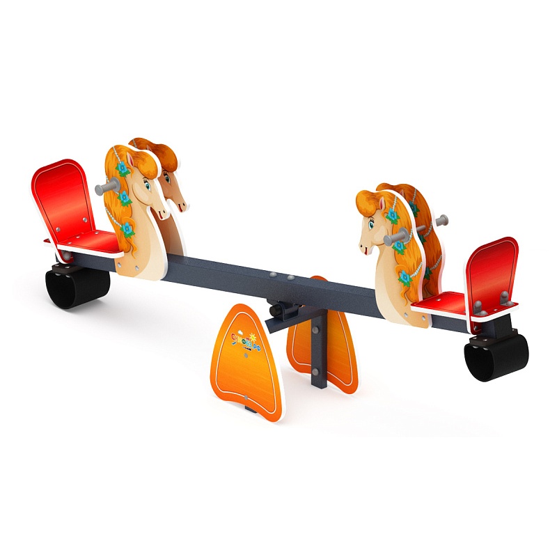 Качалка балансир со спинкой Лошадка - ИО 21.М.01.02-И1 от skifpro.kz - От официального дилера СКИФ в Казахстане. 