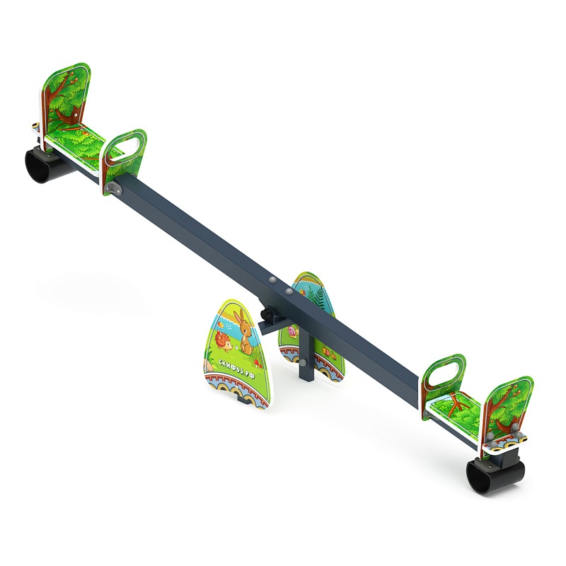 Качалка балансир со спинкой большой (Полянка) - ИО 21.М.01.05-02.И1