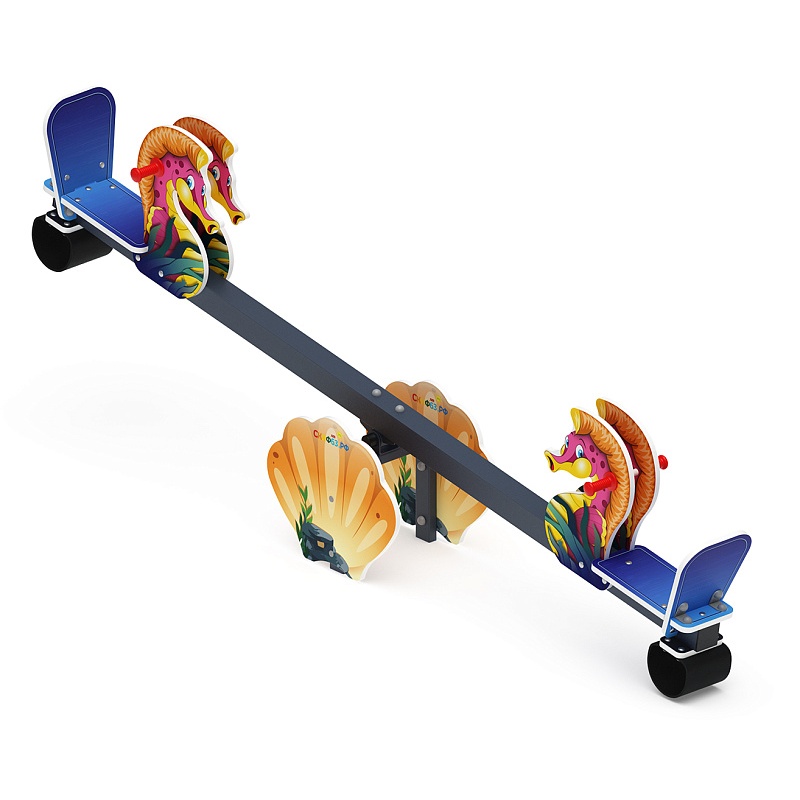 Качалка балансир со спинкой Морской конек - ИО 21.М.17.01-И1 