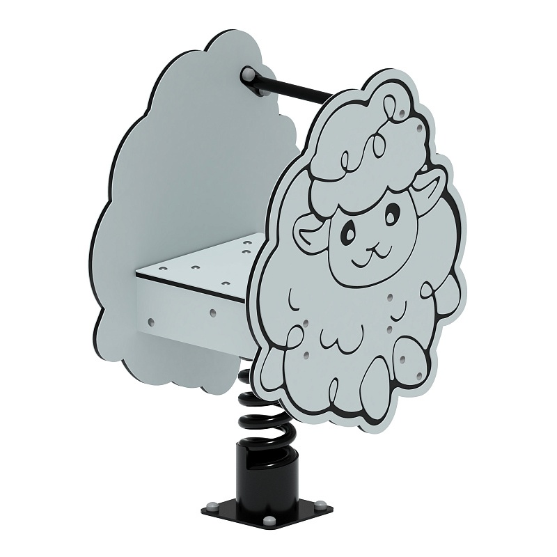 Качалка на пружине Барашек (серый) ИО 22.01.11-01 от skifpro.kz - От официального дилера СКИФ в Казахстане. 