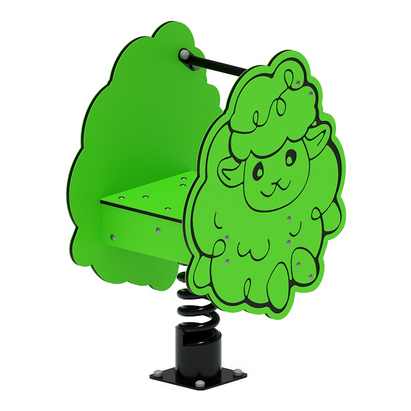 Качалка на пружине Барашек (зеленый) ИО 22.01.11-02 от skifpro.kz - От официального дилера СКИФ в Казахстане. 