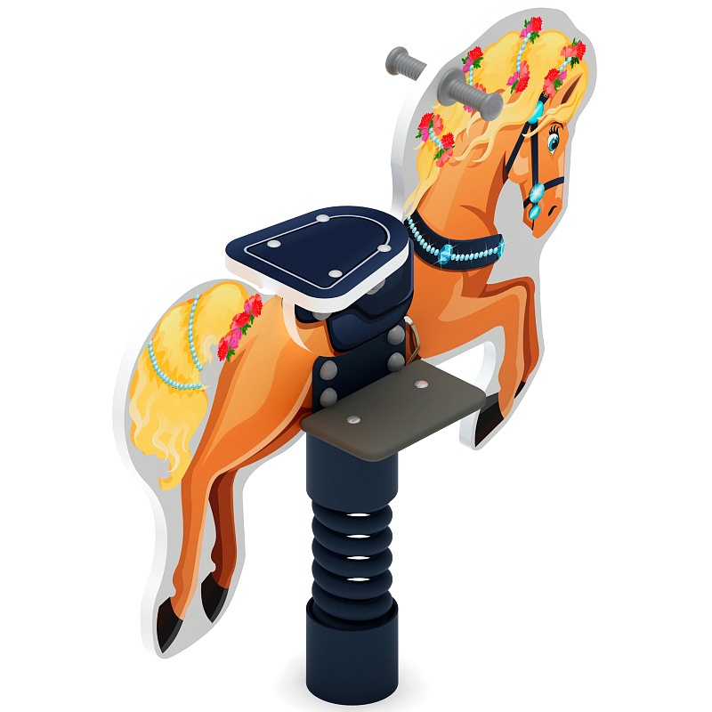 Лошадка 4 - Качалка на пружине - ИО 22.01.13-02.И1 от skifpro.kz - От официального дилера СКИФ в Казахстане. 