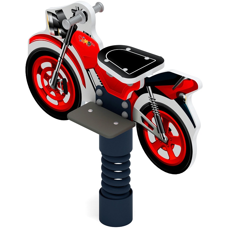 Мотоцикл (красный) - Качалка на пружине - ИО 22.03.01-02.И1 по цене 323175 тенге, 