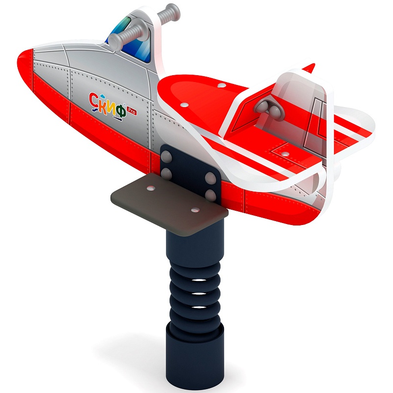 Самолетик (красный) - Качалка на пружине - ИО 22.03.02-03.И1 по цене 334425 тенге, 