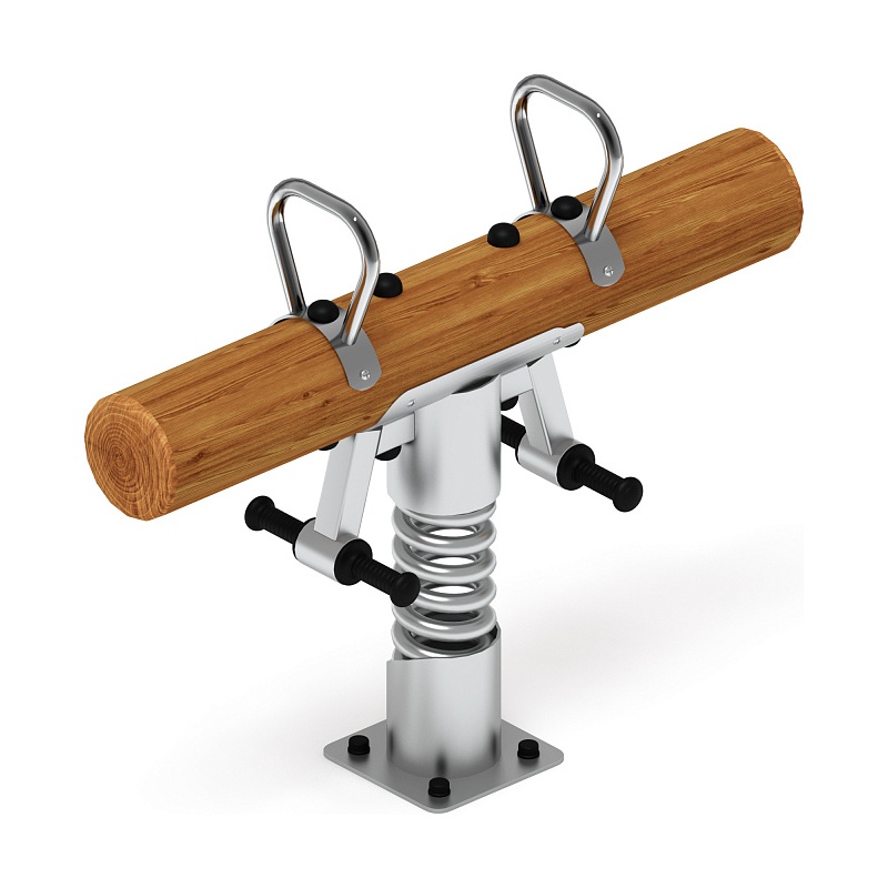 Качалка на пружине (Лиственница темный) ИО 22.24.01-Л.01 