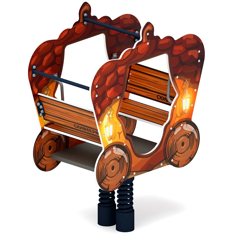 ИО 23.03.03-02.И1 Качалка на пружине карета Желудь 