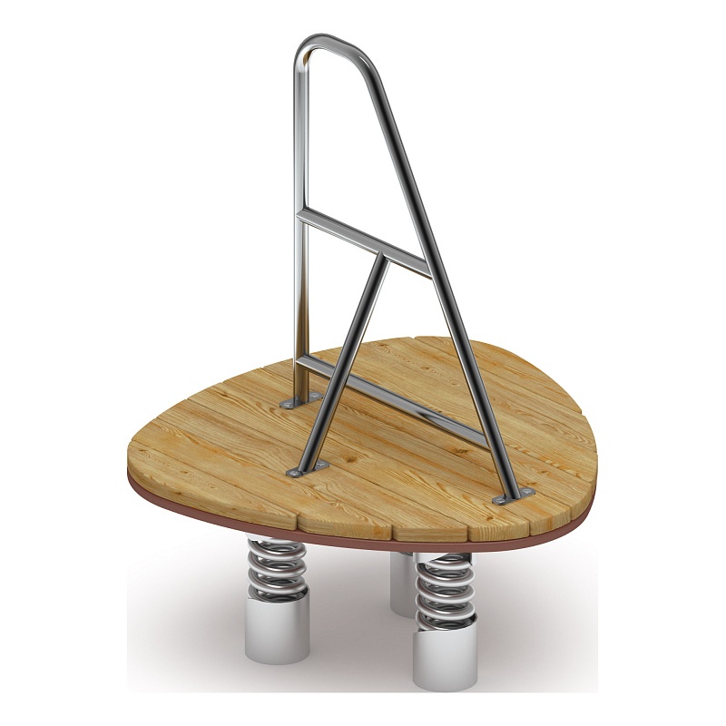 Качалка на пружине (Лиственница орех) ИО 23.24.02-02.И1