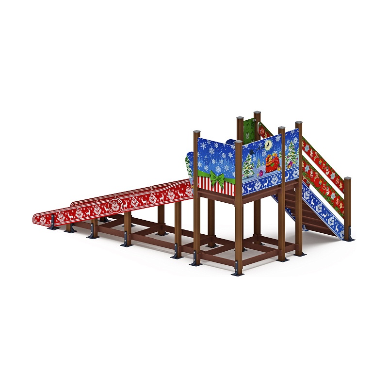 Горка Зима (новый год) (под анкера) - ИО 49.01.01-11.И1 - - фото, описание, цена