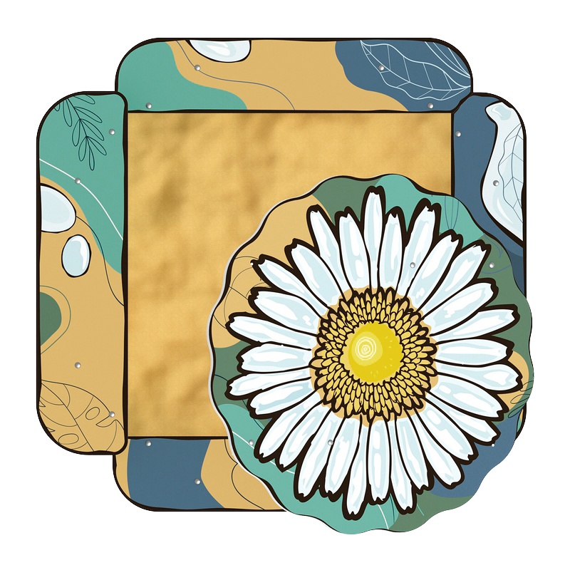 Песочница с навесом Ромашка (Пастель) - ИО 5.01.06-01 - по ценам производителя в Казахстане