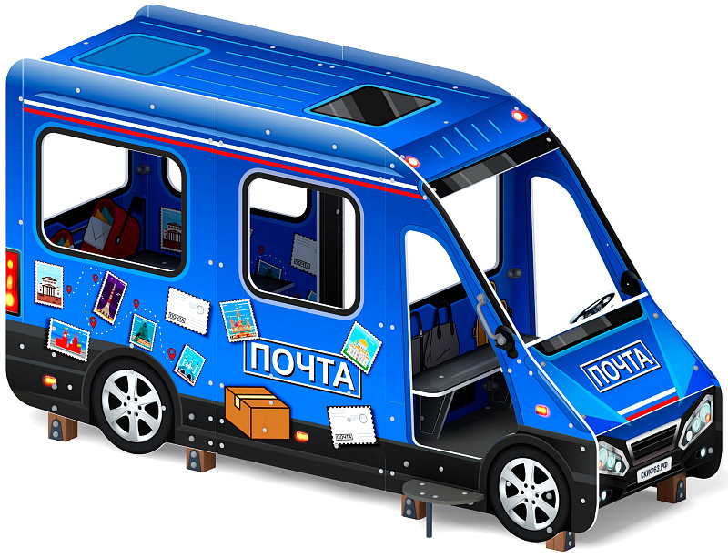 Беседка Автобус (Почта) МФ 10.03.13-03 от skifpro.kz - От официального дилера СКИФ в Казахстане. 