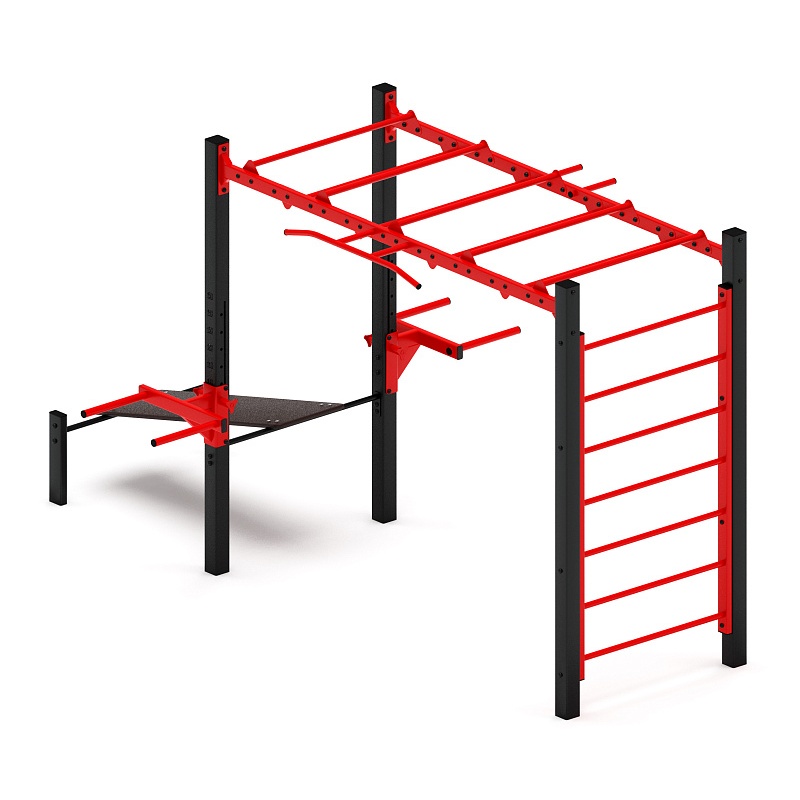 Многофункциональный спортивный комплекс (красный) МК 100.03-01 - фото, описание, цена