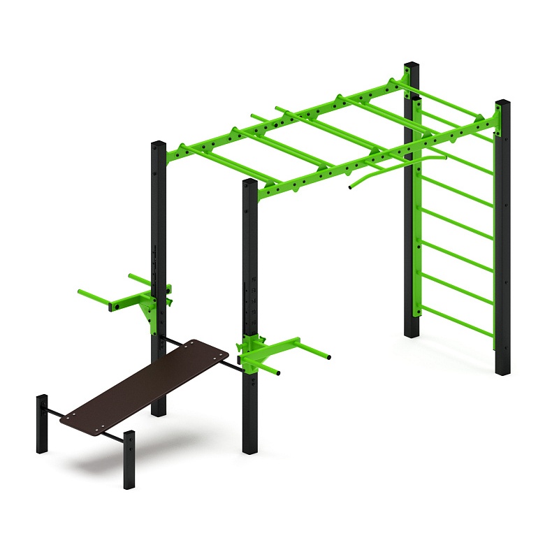 Многофункциональный спортивный комплекс (зеленый) МК 100.03-02