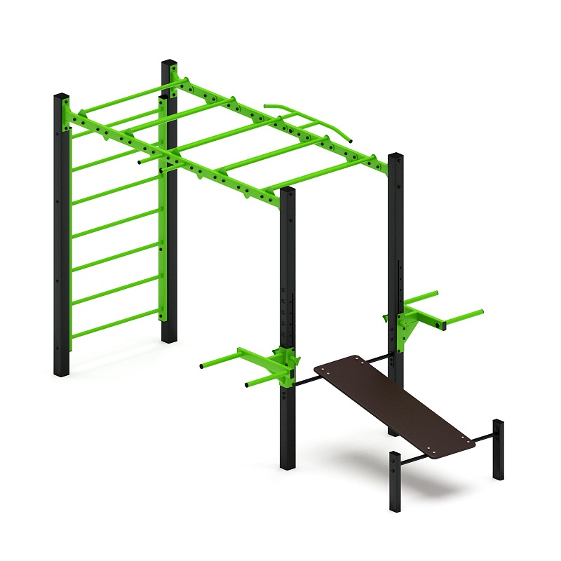 Многофункциональный спортивный комплекс (зеленый) МК 100.03-02 по цене 0 тенге, 