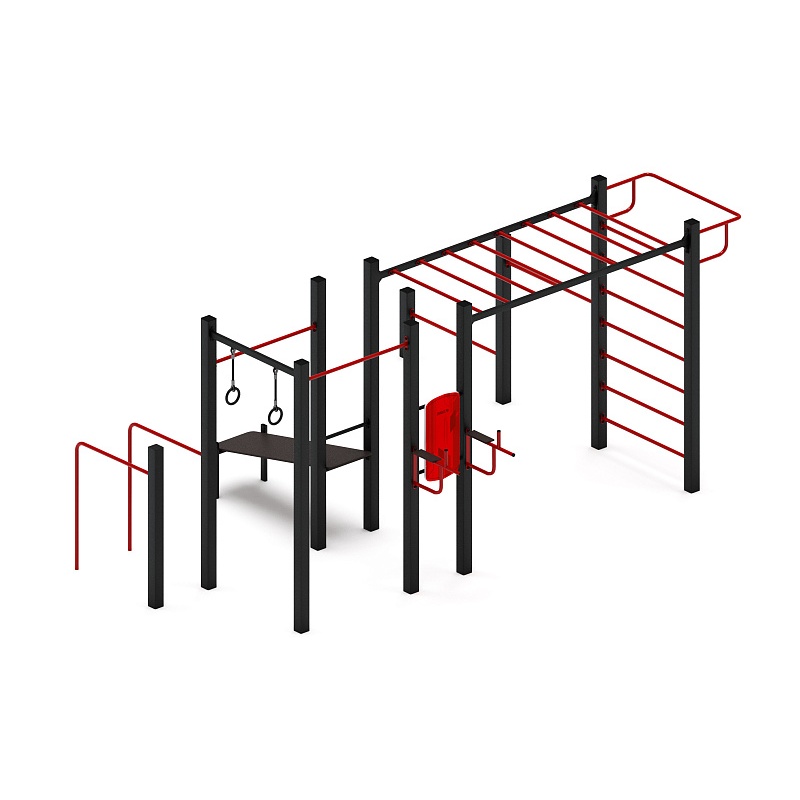 Многофункциональный спортивный комплекс (красный) МК 100.04-01 от skifpro.kz - От официального дилера СКИФ в Казахстане. 