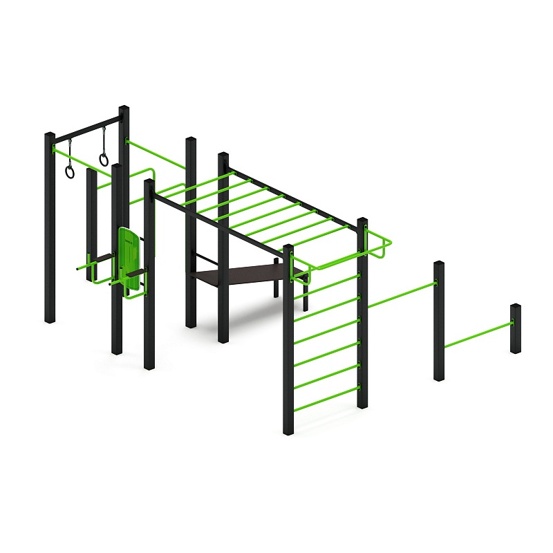 Многофункциональный спортивный комплекс (зеленый) МК 100.04-02 по цене 1918425 тенге, 