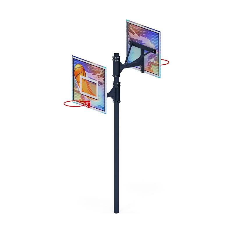 Стойка баскетбольная комбинированная (перламутр) - СО 2.70.03-03.И1 по цене 0 тенге, 